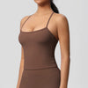 Trendy Breathable Quick Drying Back Yoga Slim Fit Sports Top Mssza