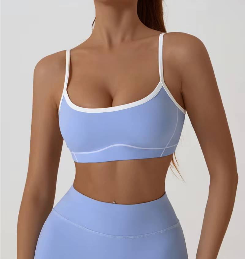 Trendy Breathable Removable Chest Pad Sports Bra Mssza