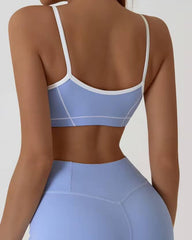 Trendy Breathable Removable Chest Pad Sports Bra Mssza