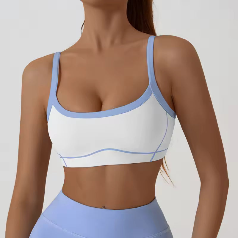Trendy Breathable Removable Chest Pad Sports Bra Mssza