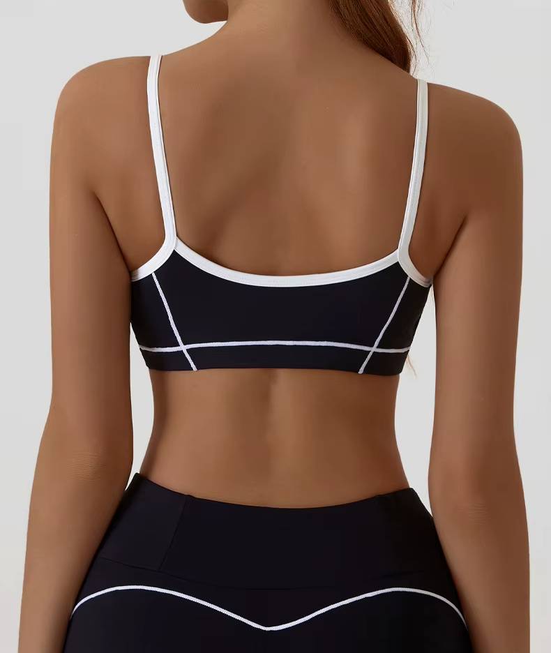 Trendy Breathable Removable Chest Pad Sports Bra Mssza