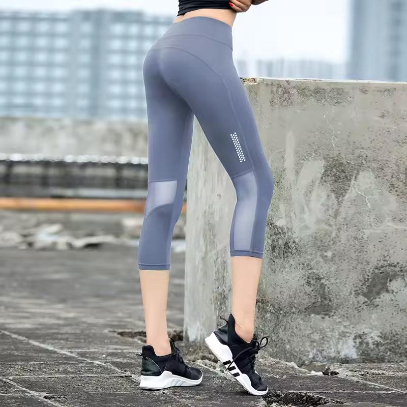 Trendy Breathable Seamless High Waisted Fitness Tight Leggings Mssza