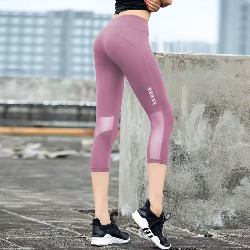 Trendy Breathable Seamless High Waisted Fitness Tight Leggings Mssza