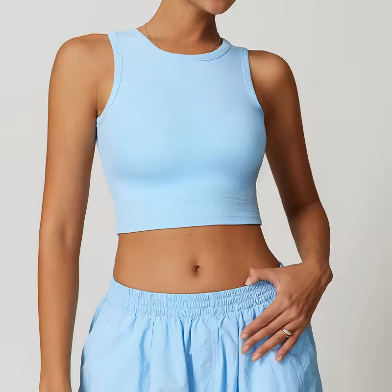 Trendy Breathable Shockproof Quick-Dry Yoga Backless Sports Bra Mssza