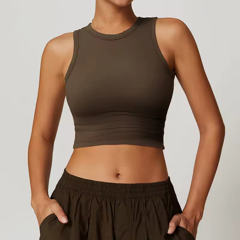 Trendy Breathable Shockproof Quick-Dry Yoga Backless Sports Bra Mssza