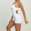Trendy Breathable Sleeveless One Piece Sports Jumpsuit Mssza