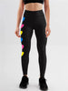 Trendy Colorful Printed Tight Ankle-Length Sports Pants Mssza
