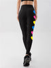 Trendy Colorful Printed Tight Ankle-Length Sports Pants Mssza
