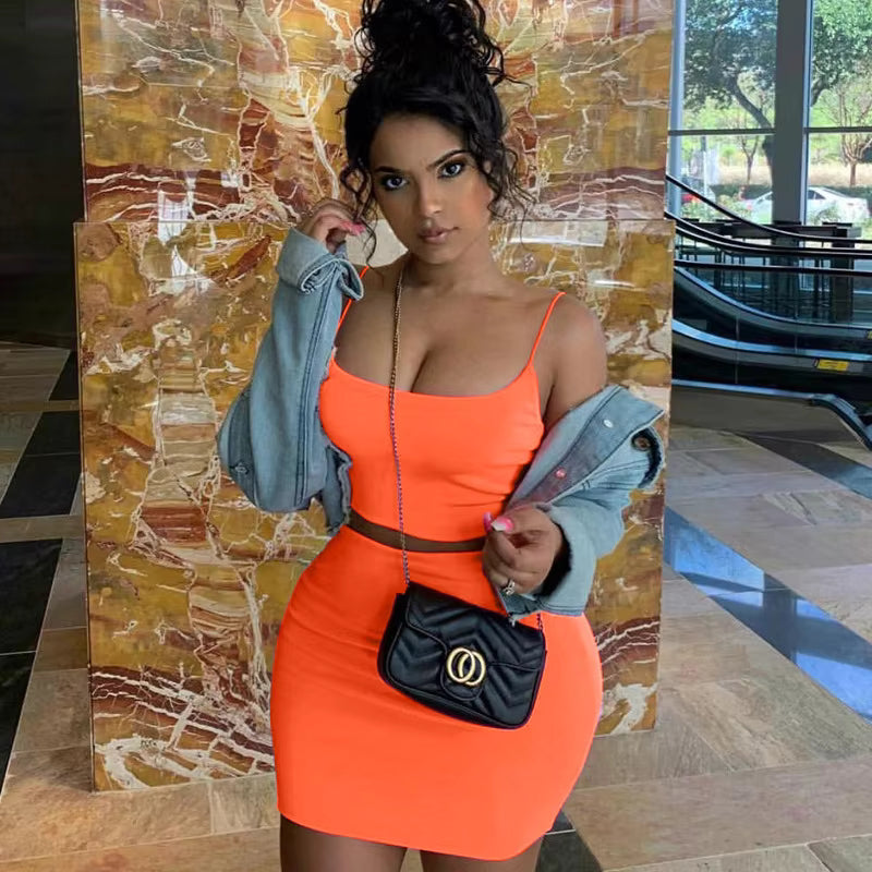 Trendy Cropped Tops and High-Waisted Bodycon Mini Skirt 2 Pieces Set Mssza