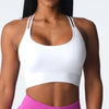 Trendy Cross Beautiful Back And Sports Seamless Shockproof Bra Mssza