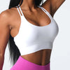 Trendy Cross Beautiful Back And Sports Seamless Shockproof Bra Mssza