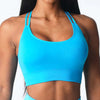 Trendy Cross Beautiful Back And Sports Seamless Shockproof Bra Mssza