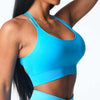 Trendy Cross Beautiful Back And Sports Seamless Shockproof Bra Mssza
