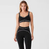Trendy Elastic High-Waist Heart Throb Leggings Tight Fitting Sports Bra Yoga Sets Mssza