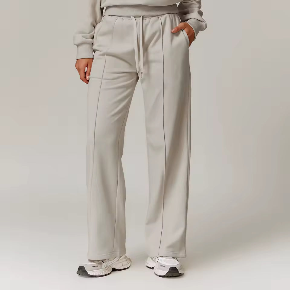 Trendy Fitness Gym Pocket High Waist Jogger Loose Sports Pants Mssza