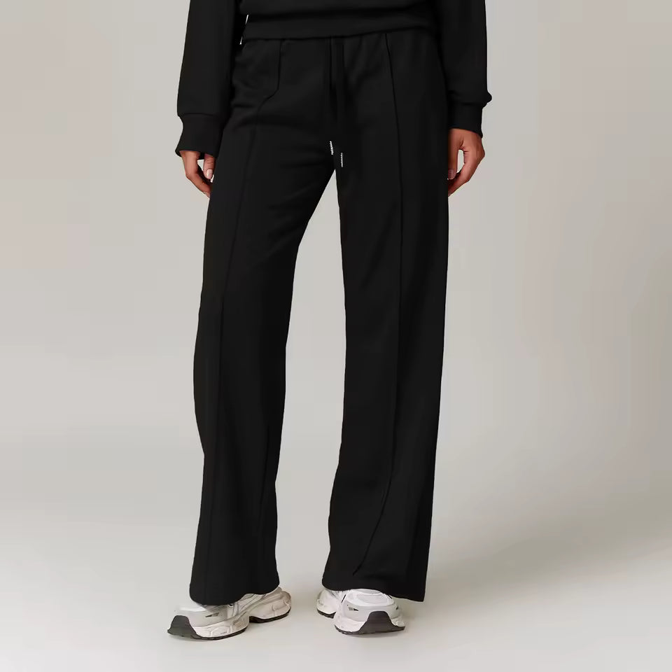 Trendy Fitness Gym Pocket High Waist Jogger Loose Sports Pants Mssza