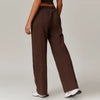 Trendy Fitness Gym Pocket High Waist Jogger Loose Sports Pants Mssza
