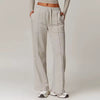 Trendy Fitness Gym Pocket High Waist Jogger Loose Sports Pants Mssza