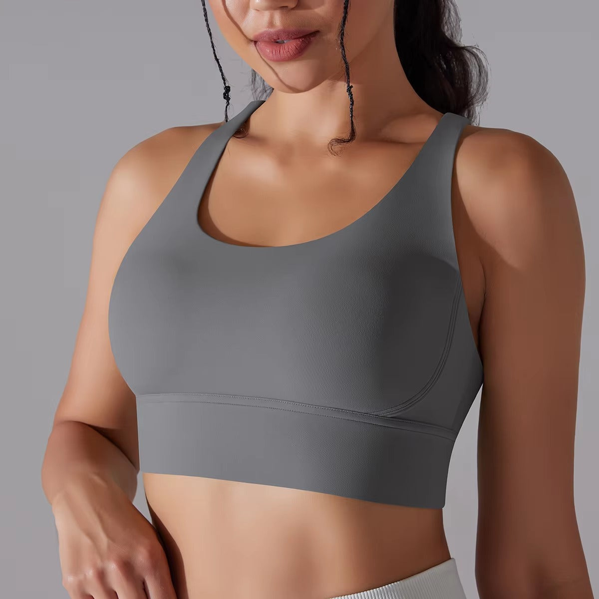 Trendy Fitness Naked Feel Workout Yoga Tank Tops Mssza