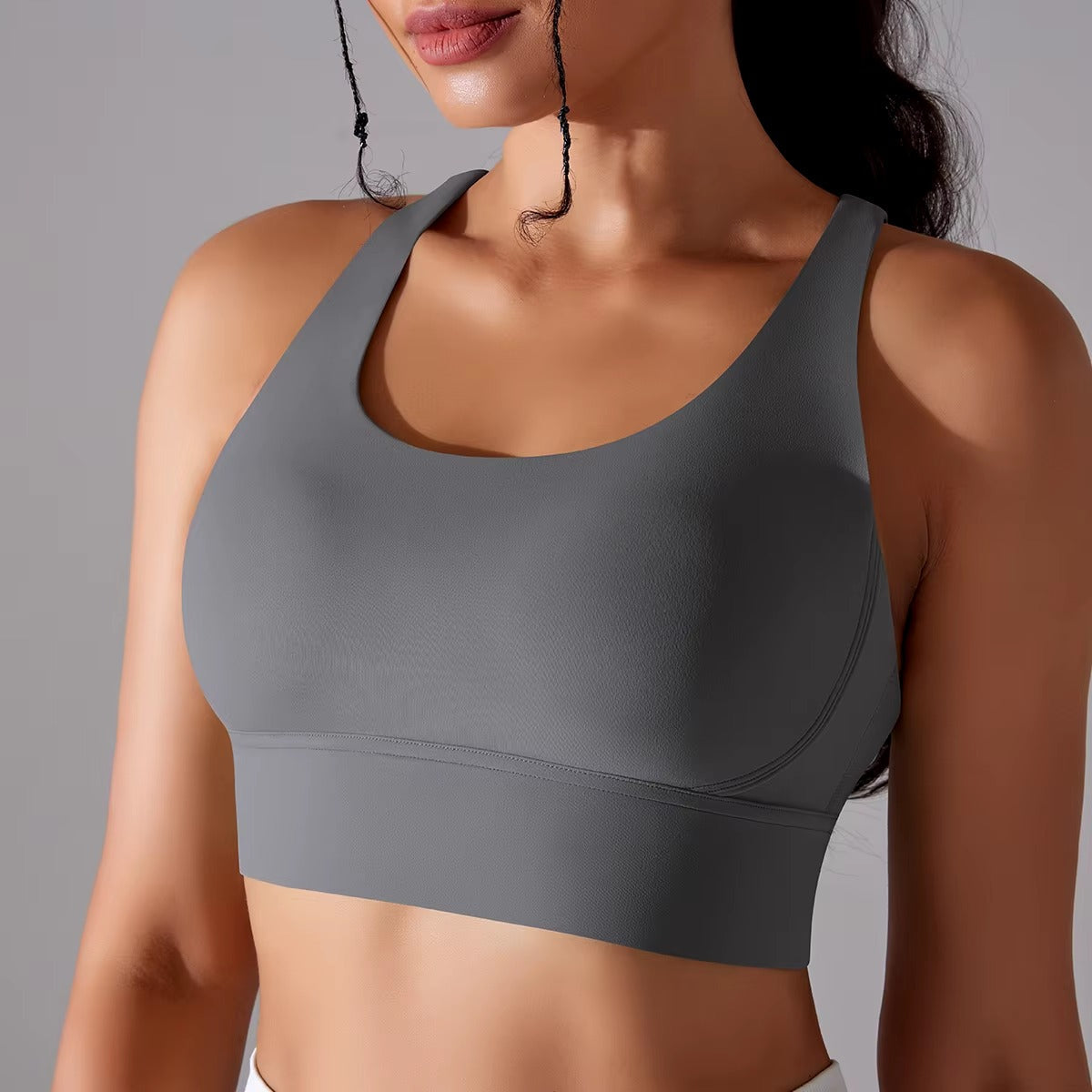 Trendy Fitness Naked Feel Workout Yoga Tank Tops Mssza