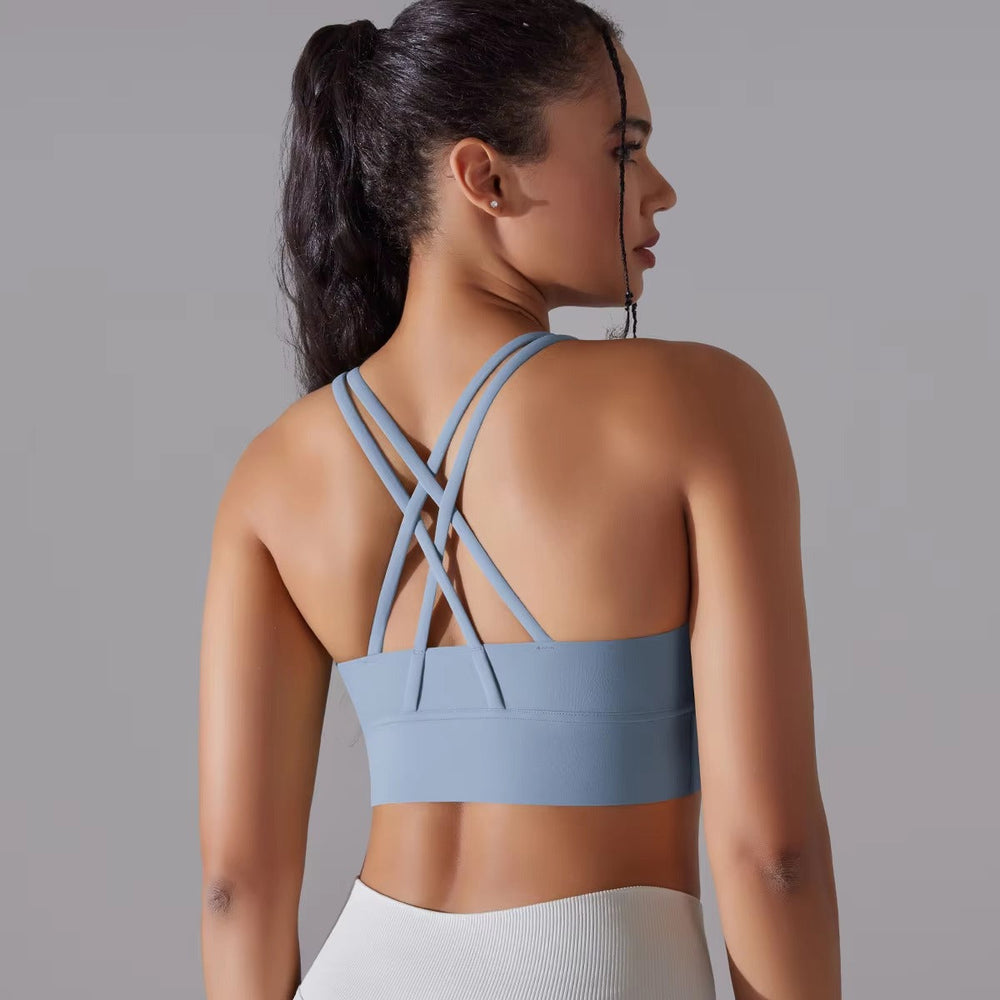 Trendy Fitness Naked Feel Workout Yoga Tank Tops Mssza