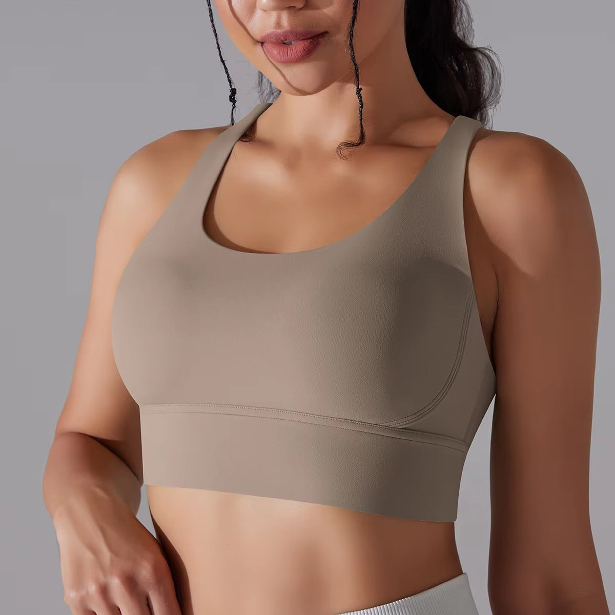 Trendy Fitness Naked Feel Workout Yoga Tank Tops Mssza