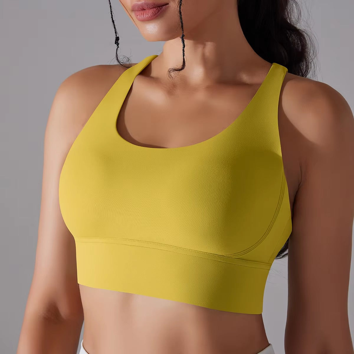 Trendy Fitness Naked Feel Workout Yoga Tank Tops Mssza