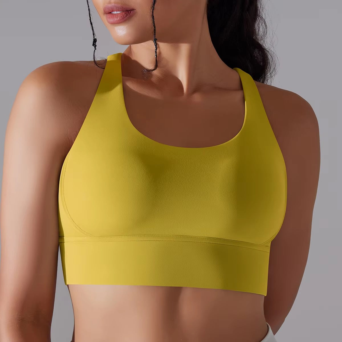 Trendy Fitness Naked Feel Workout Yoga Tank Tops Mssza