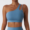 Trendy Full Cup Breathable High Quality One Shoulder Tube Sports Bra Mssza