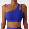 Trendy Full Cup Breathable High Quality One Shoulder Tube Sports Bra Mssza