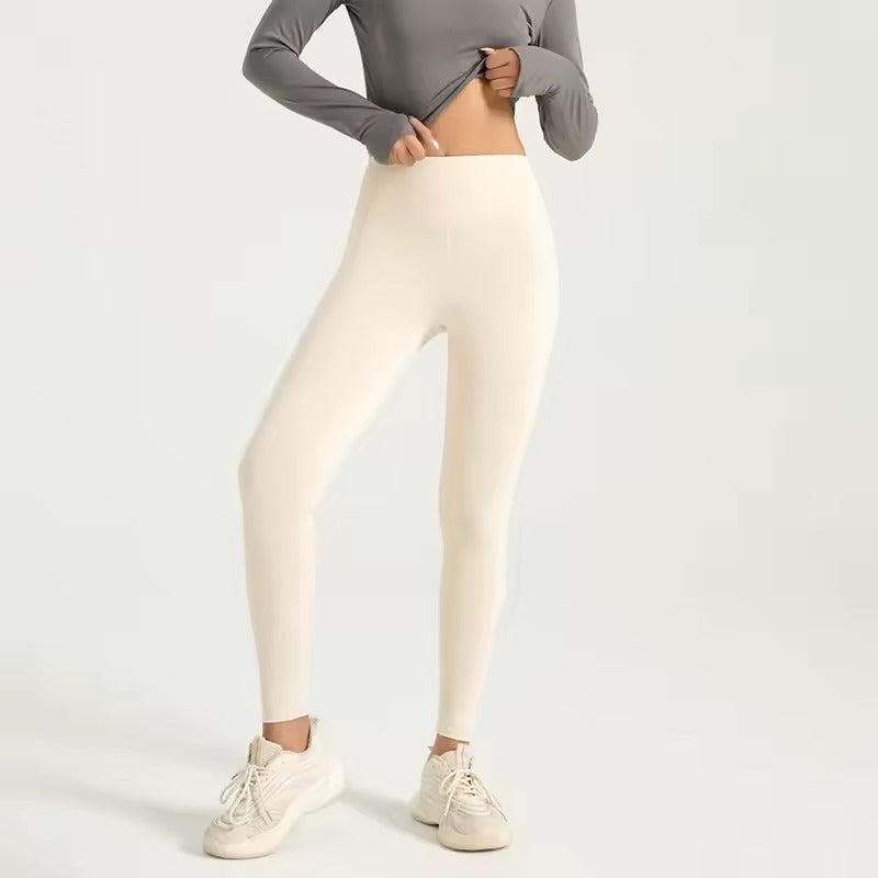 Trendy High Waist Naked Running Yoga Workout Leggings Mssza
