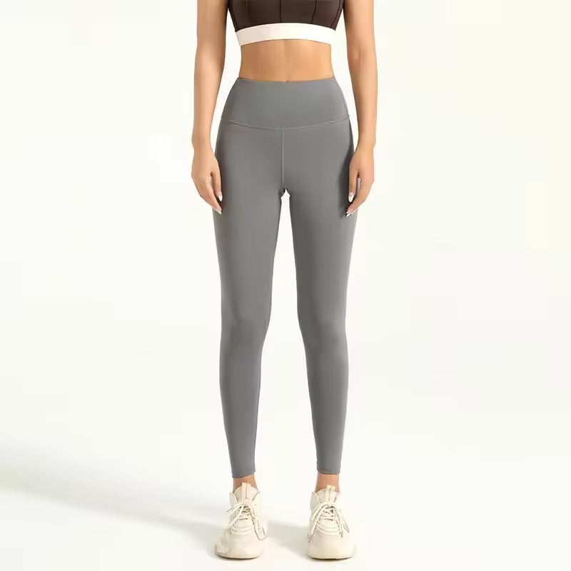 Trendy High Waist Naked Running Yoga Workout Leggings Mssza