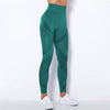 Trendy High Waist Stripe Seamless Elastic Tight Hollow Hip Lift Leggings Mssza