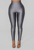Trendy High Waist Tight Solid Small Feet High Elastic Leggings Mssza