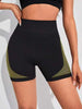 Trendy High Waist Tummy Control Tights Workout Shorts Mssza