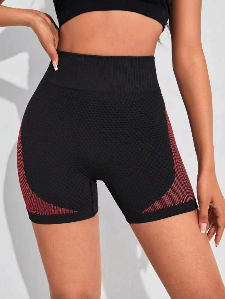 Trendy High Waist Tummy Control Tights Workout Shorts Mssza