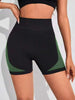 Trendy High Waist Tummy Control Tights Workout Shorts Mssza