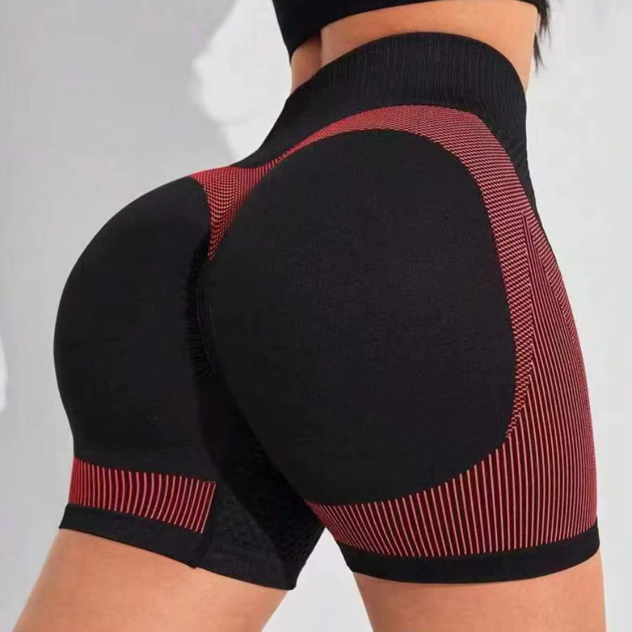 Trendy High Waist Tummy Control Tights Workout Shorts Mssza