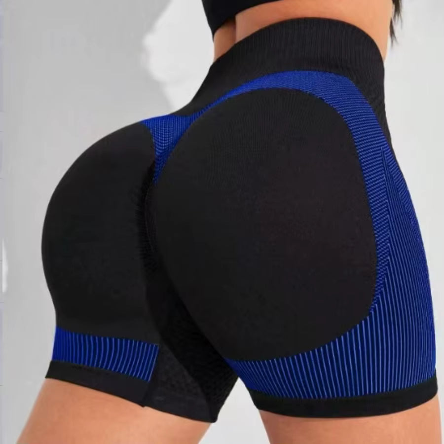 Trendy High Waist Tummy Control Tights Workout Shorts Mssza