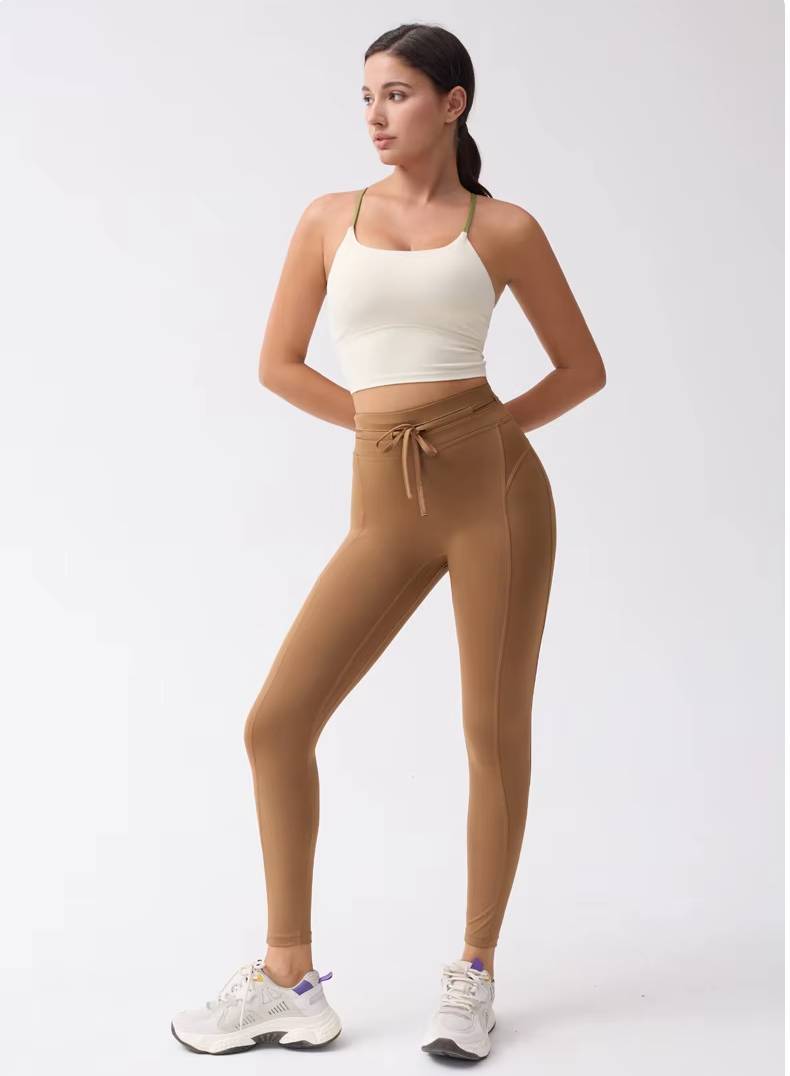 Trendy High Waisted Higher Quality Gym Ankle-Length Leggings Mssza