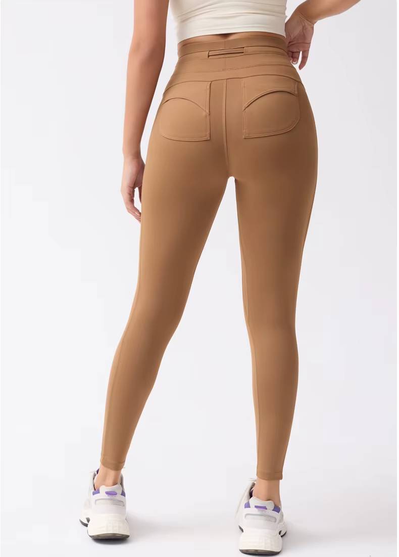 Trendy High Waisted Higher Quality Gym Ankle-Length Leggings Mssza