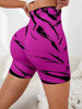 Trendy High Waisted Tie Dye Seamless Yoga Shorts Mssza