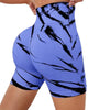 Trendy High Waisted Tie Dye Seamless Yoga Shorts Mssza