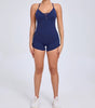 Trendy Hollow-Out Seamless Yoga One-Piece Jumpsuits Mssza