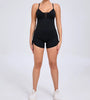 Trendy Hollow-Out Seamless Yoga One-Piece Jumpsuits Mssza