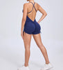 Trendy Hollow-Out Seamless Yoga One-Piece Jumpsuits Mssza