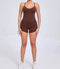 Trendy Hollow-Out Seamless Yoga One-Piece Jumpsuits Mssza