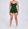 Trendy Hollow-Out Seamless Yoga One-Piece Jumpsuits Mssza