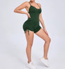 Trendy Hollow-Out Seamless Yoga One-Piece Jumpsuits Mssza