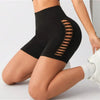 Trendy Hollowed-out Tie-dye Seamless Yoga Shorts Mssza